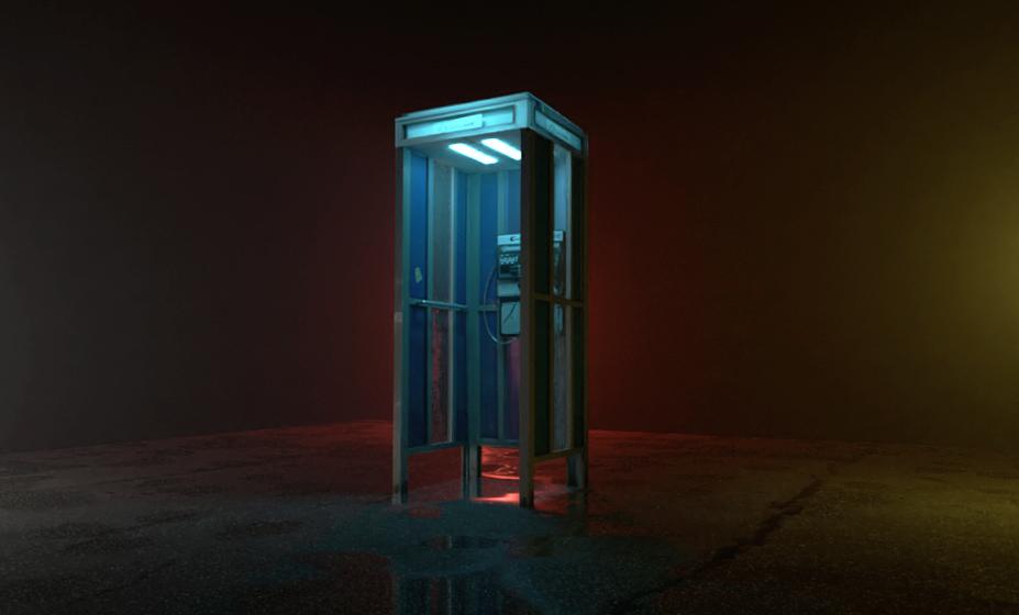 Blender 3D Phonebooth