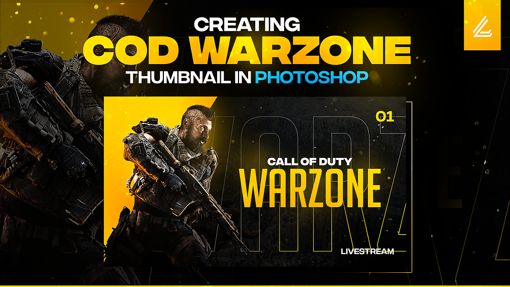 Call of Duty Warzone Thumbnail Template *PSD*