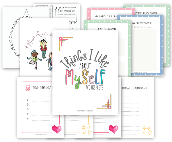 Things I Like About Myself (Self-Esteem Worksheets)