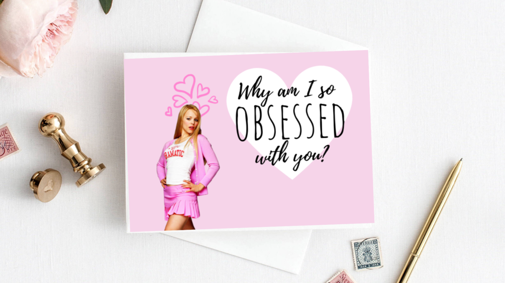 Why Am I So Obsessed With You Valentine's Day Printable Card