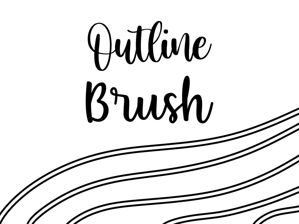 Outline Brush For Procreate! (FREE)