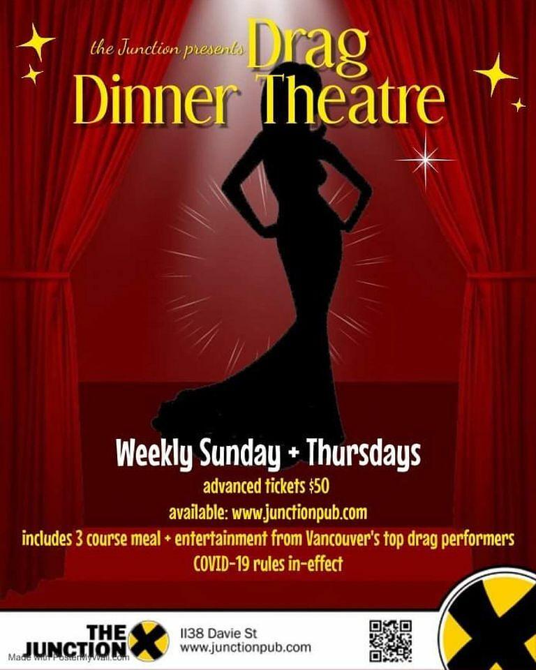 Drag Dinner Theatre Tickets Sunday November 1st, 2020.