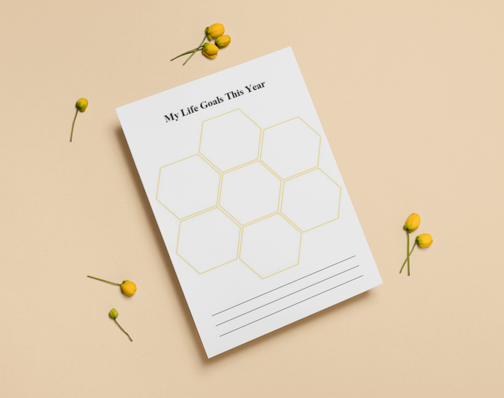 My Life Goal Planner 2 page Printable 