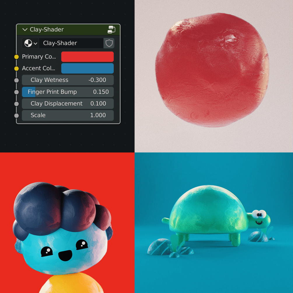 Blender 3D Clay Shader