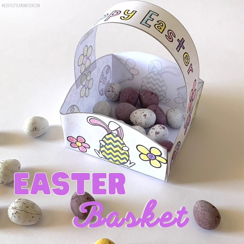 Printable Easter Basket Template