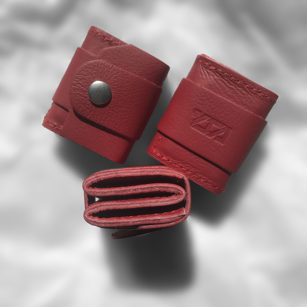 SD cards holder 4 cards RED