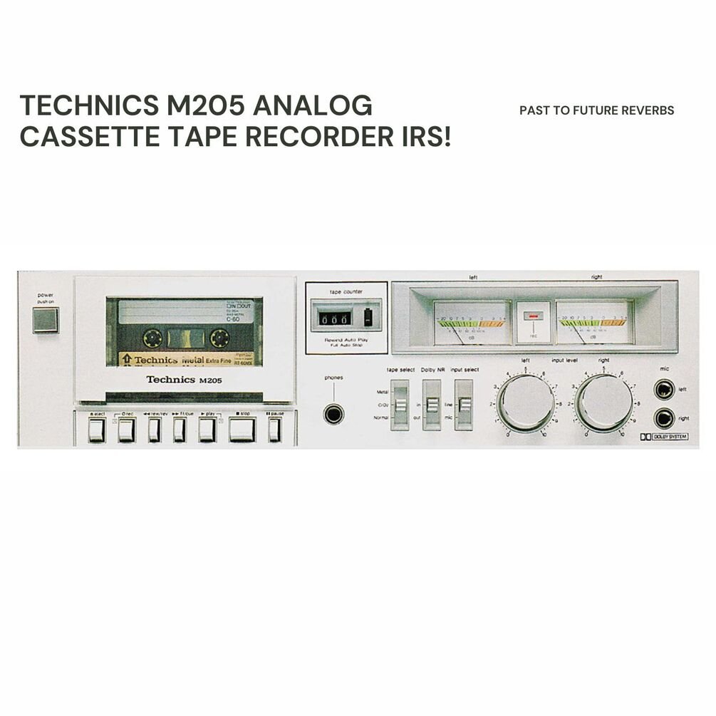Technics M205 ANALOG CASSETTE TAPE RECORDER IRS!