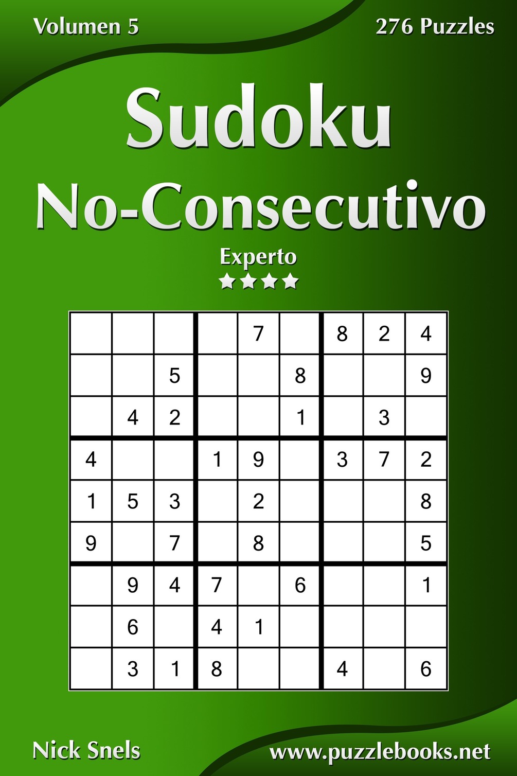 Sudoku No Consecutivo Experto Volumen 5 276 Puzzles
