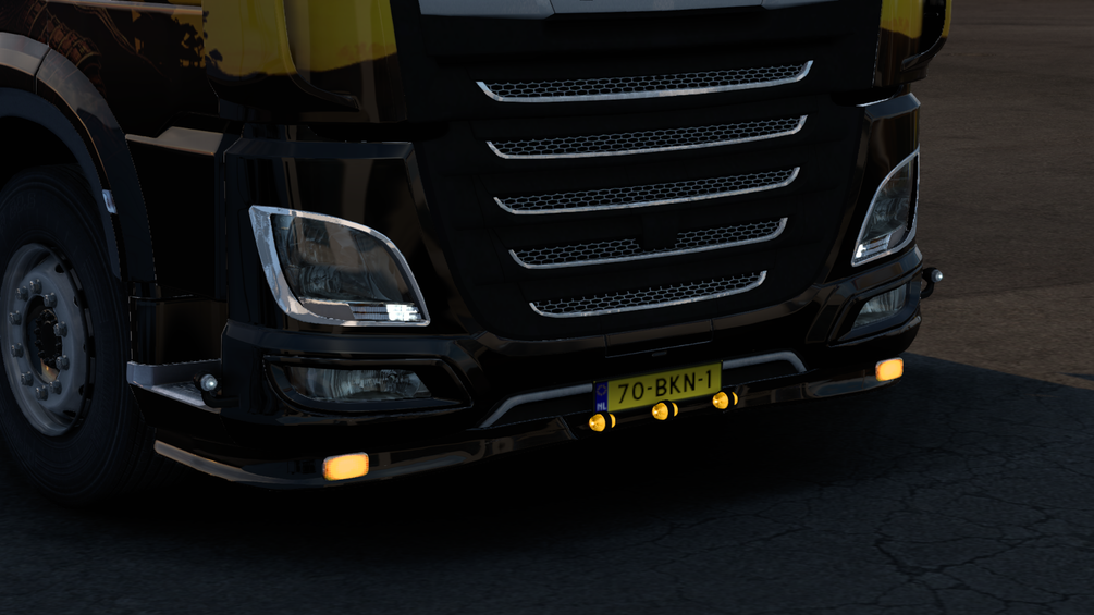 Daf Euro 6 Bumper Spoiler with Slots