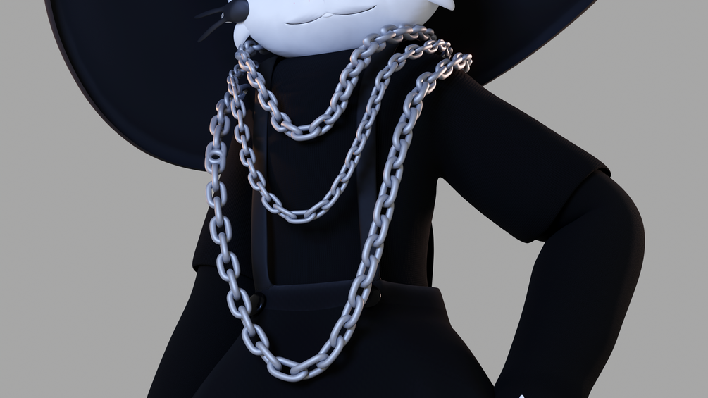 VRChat Nanachi EGirl Witch Chain [Halloween] [Accessories]