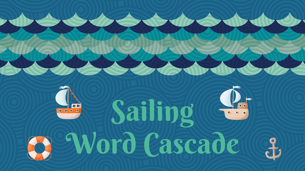 sailing-word-cascade