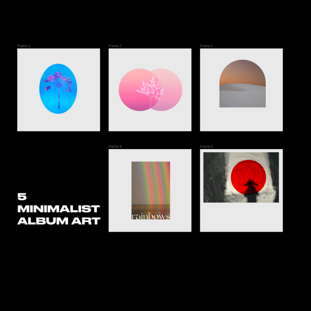 Album Cover Art Bundle 5 Minimalist Album Art