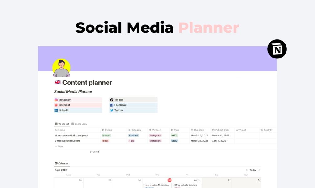 Social Media Planner