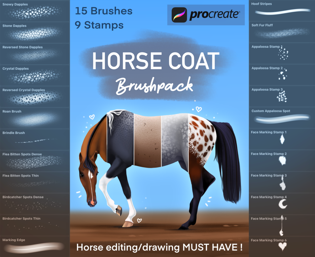 Horse Coat Brush Pack