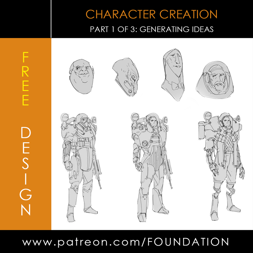 FREE Foundation Patreon Character Creation Part 1 Generating Ideas
