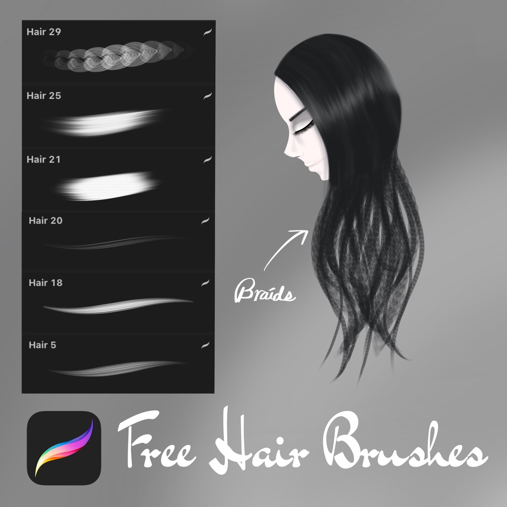 Free Hair Brushes