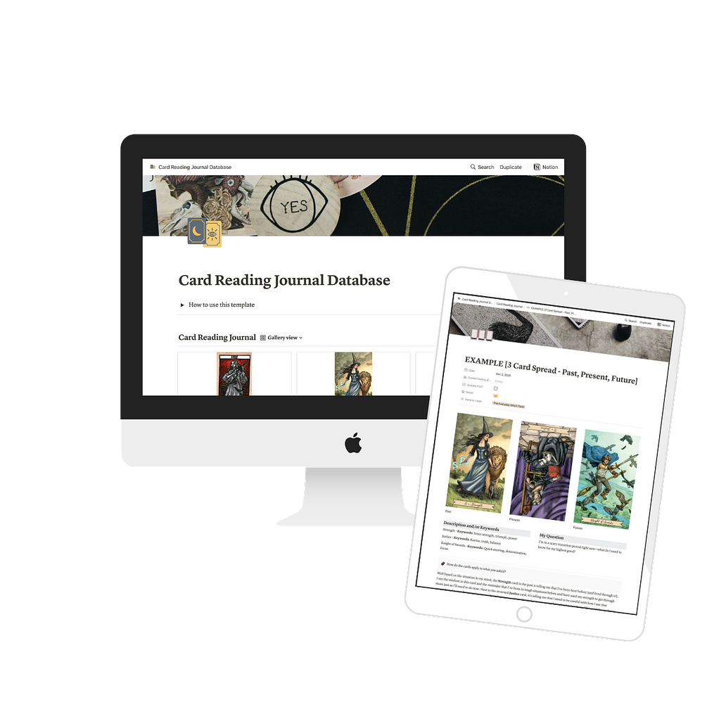 Card Reading Journal Database