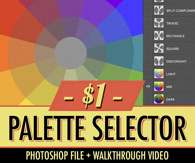 $1 Palette Maker PSD!