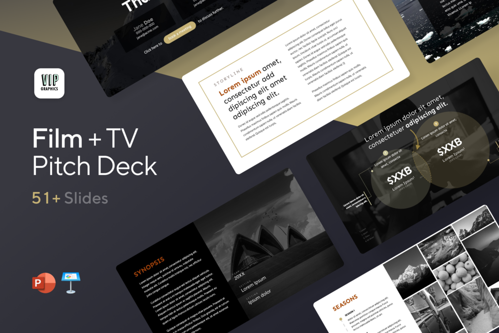 Film TV Pitch Deck Template