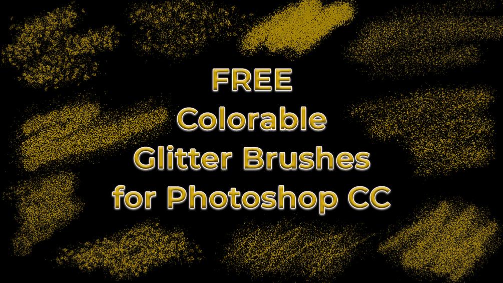Free Colorable Glitter Brushes for CC