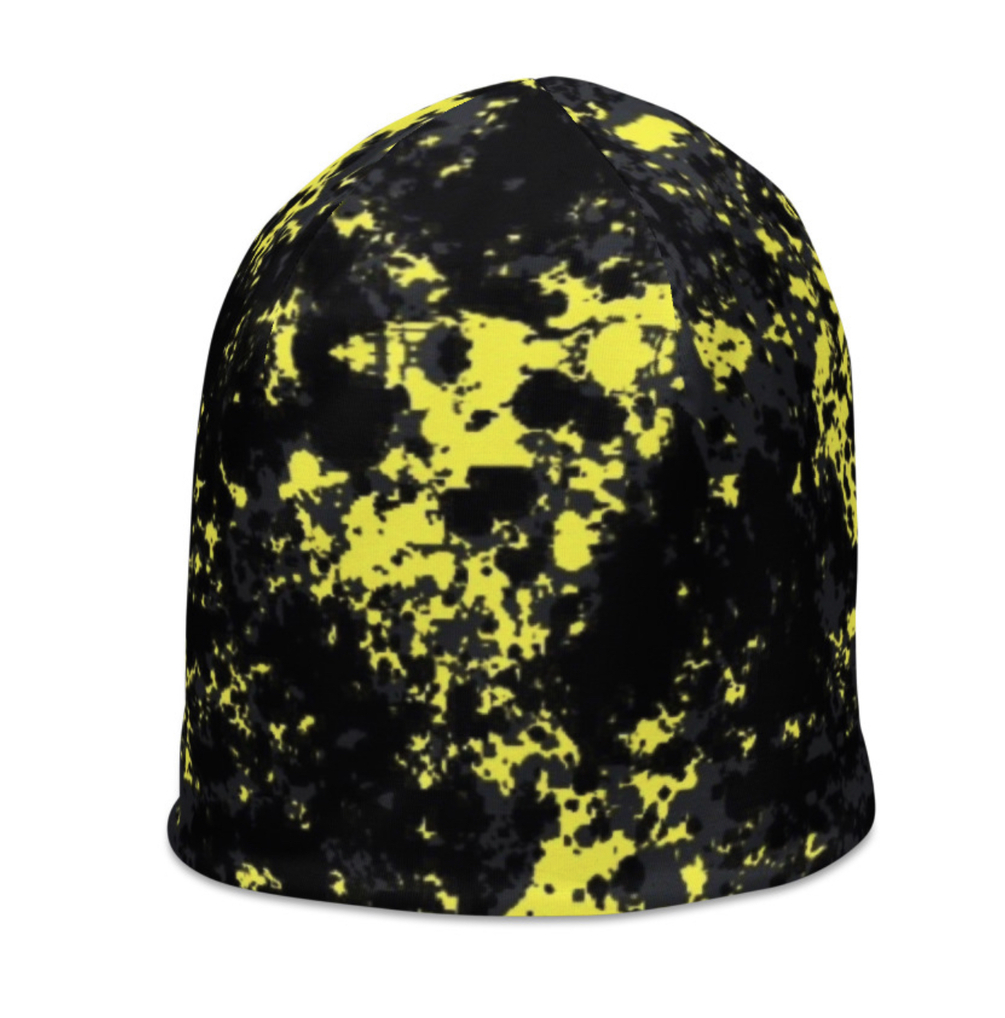 Yellow Camo Beanie