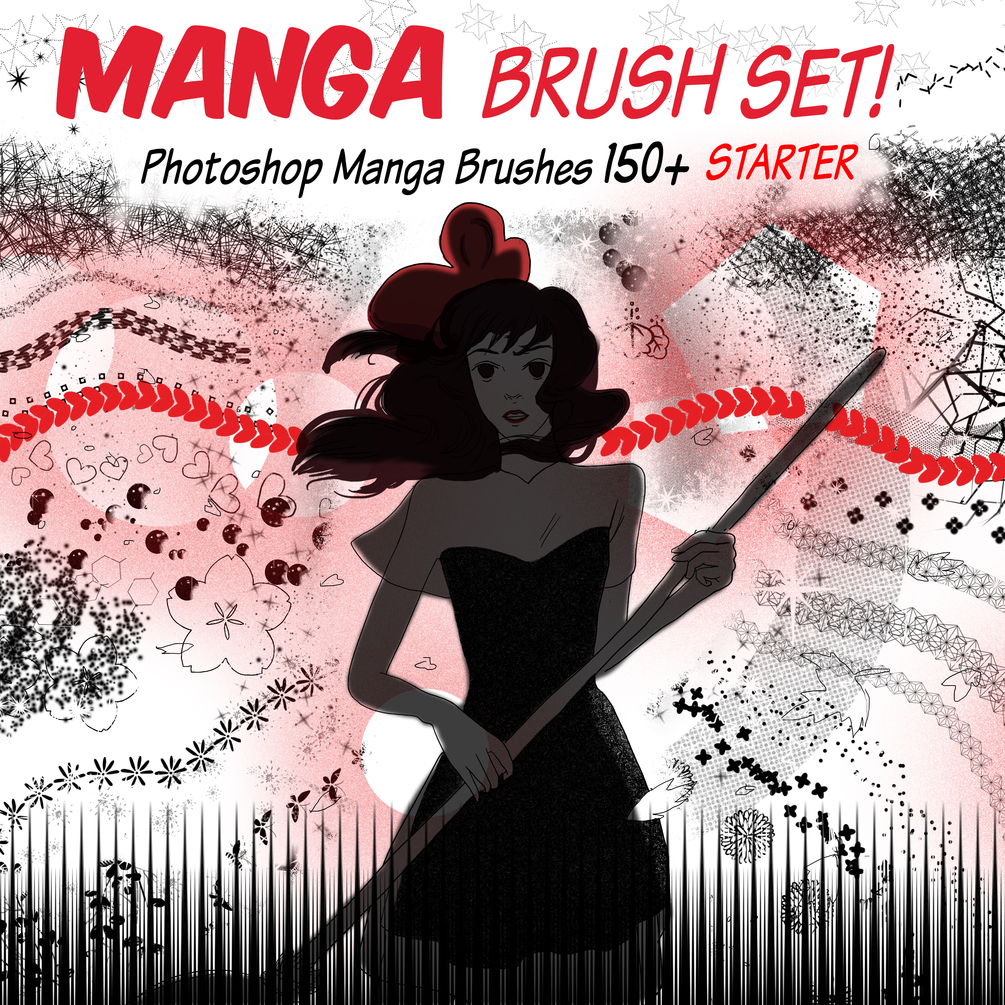 MANGA BRUSH Starter Set 150+