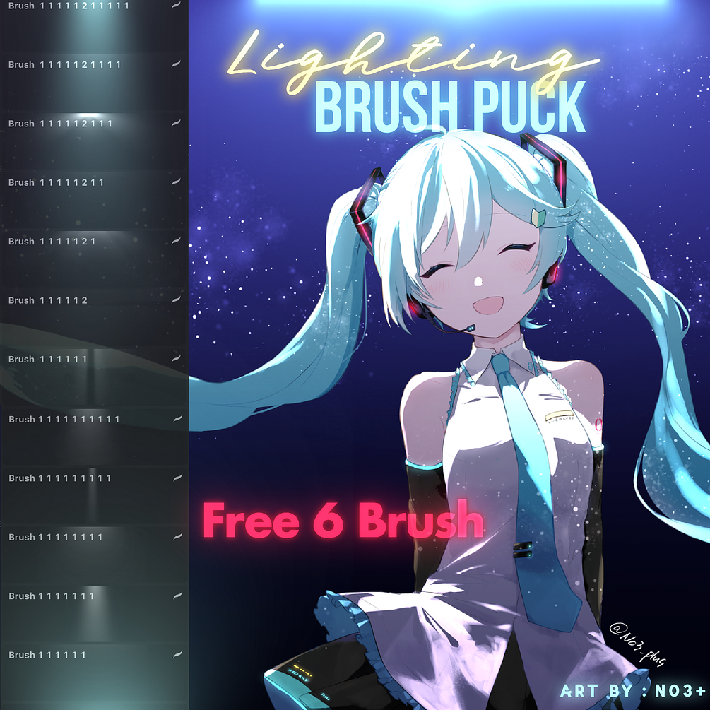 FREE Lighting brush pack