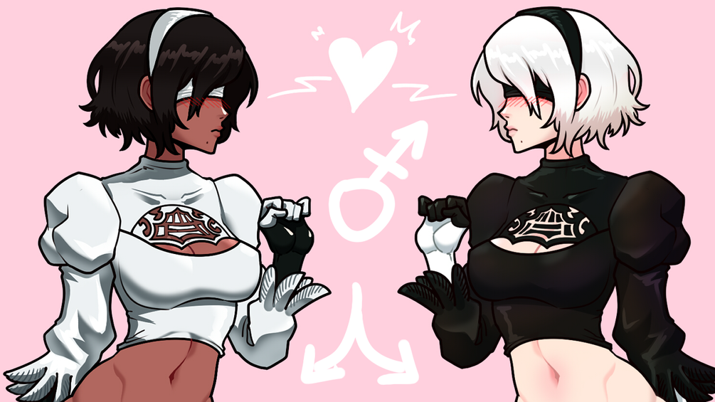futanari 2B and 2P sets