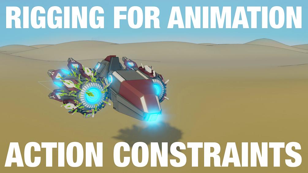 Action Constraints Rigging For Animation