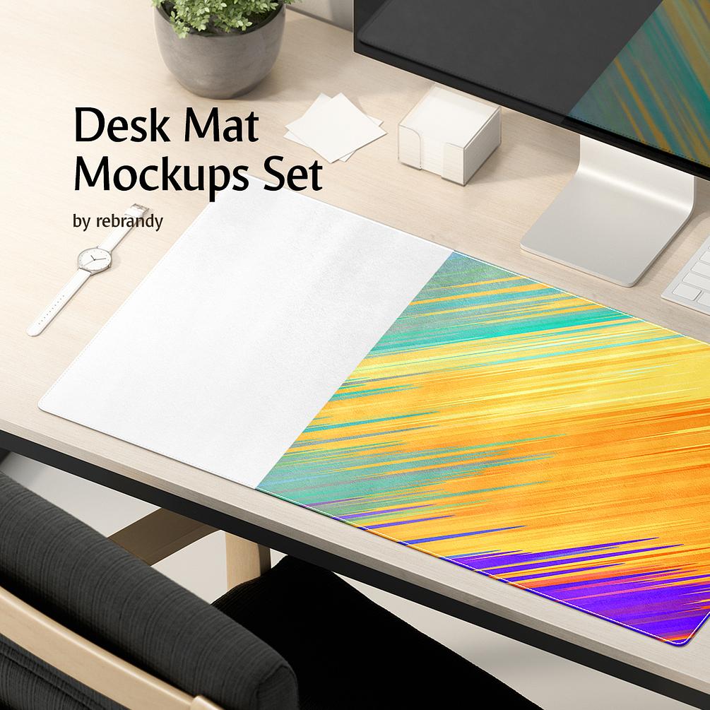 Download Desk Mat Mockups Set
