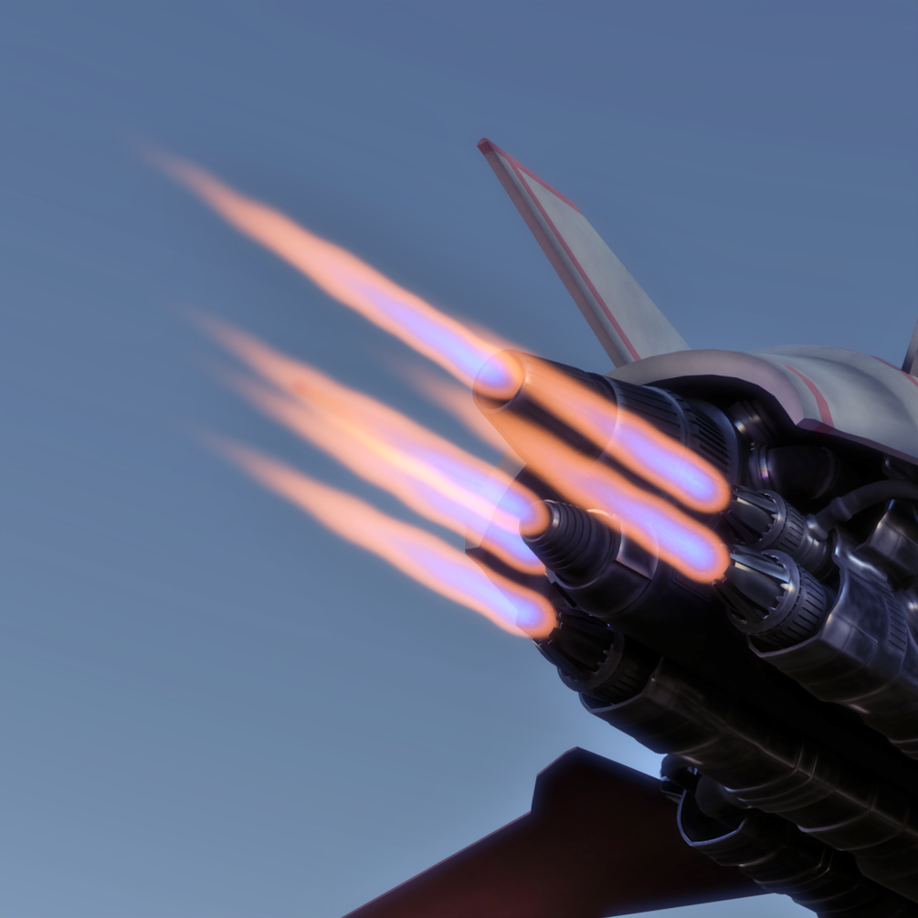 Jet Flame Procedural Volume for Blender