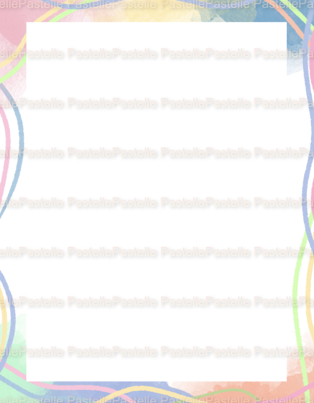 Pastel Letter Design