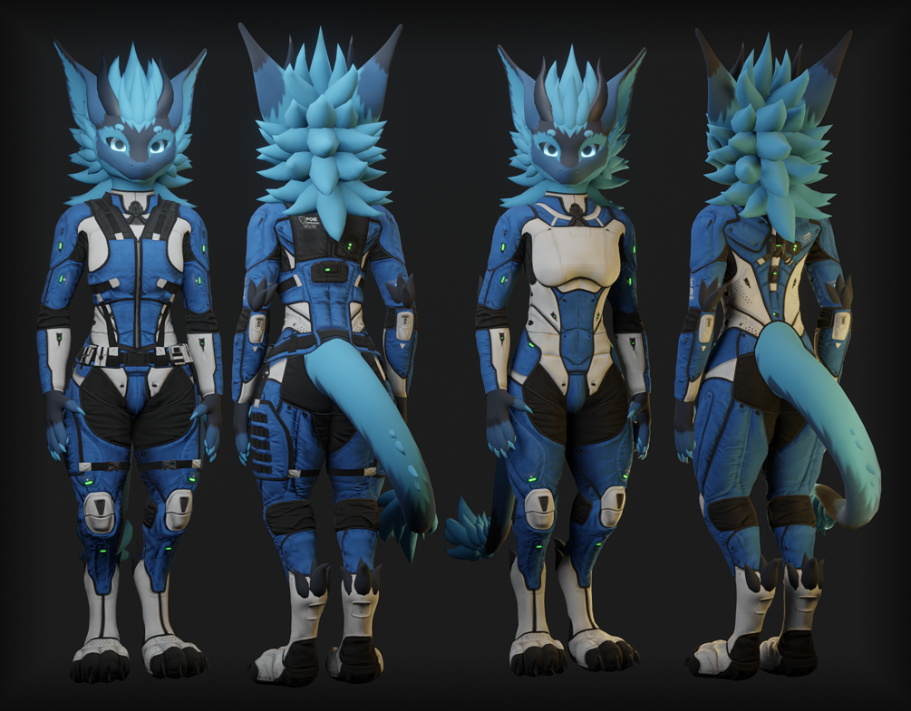 [P.0.E] Tengu Bodysuit (Vest + Bodysuit + Boots)