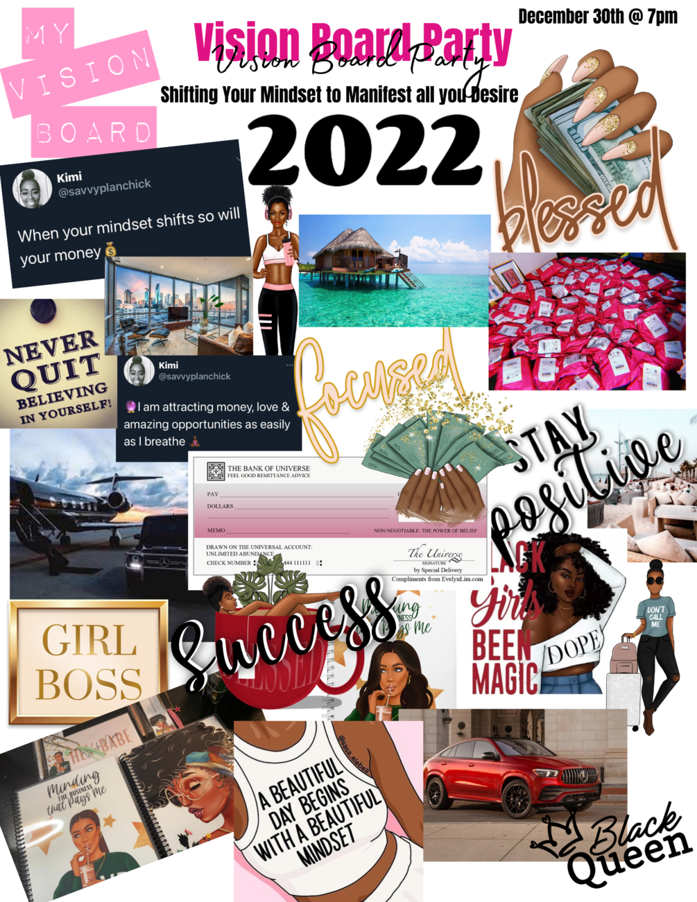 Digital Vision Board Class- SUNDAY JANUARY 2ND @4PM EST