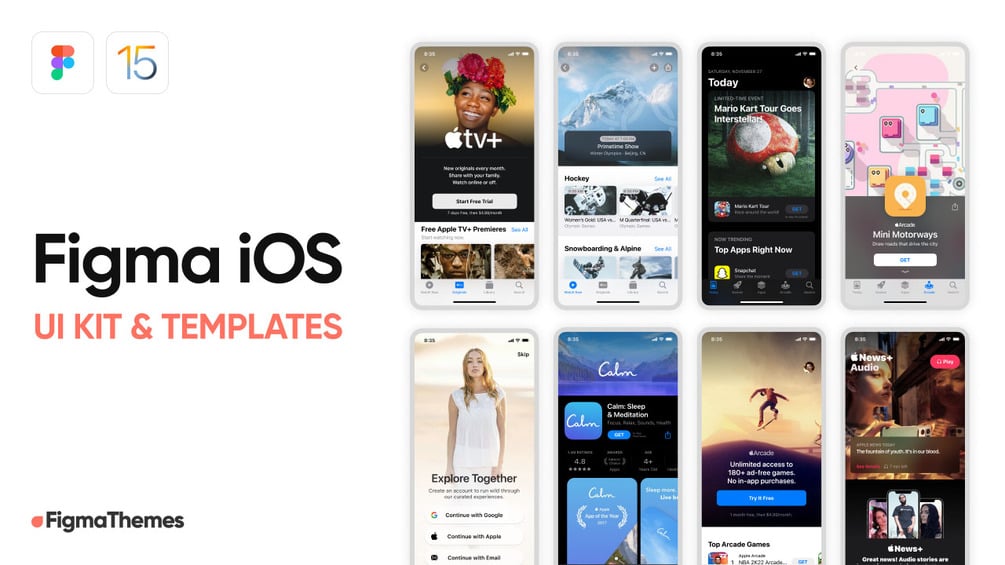 Figma iOS UI Kit & Templates