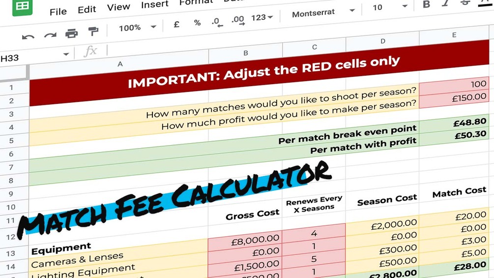 Match Fee Calculator