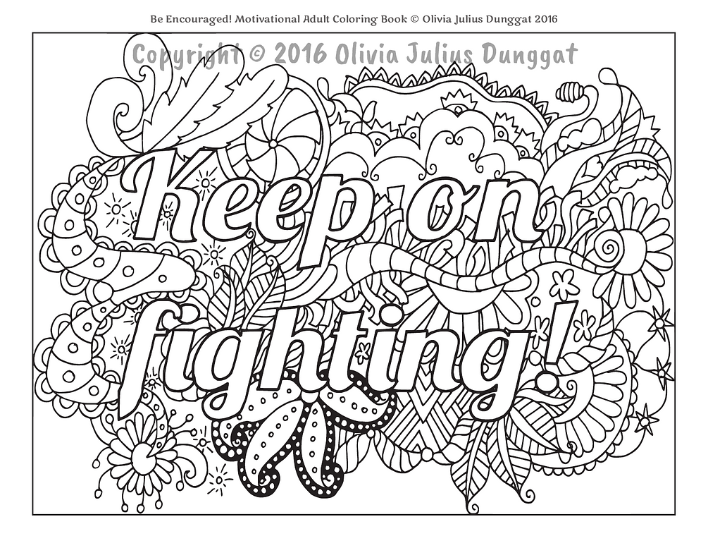 Be Encouraged! Coloring Page #21