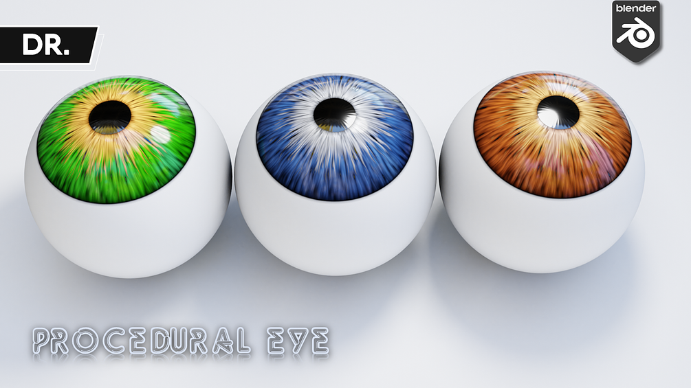 eyeball procedural shader blender 2.91