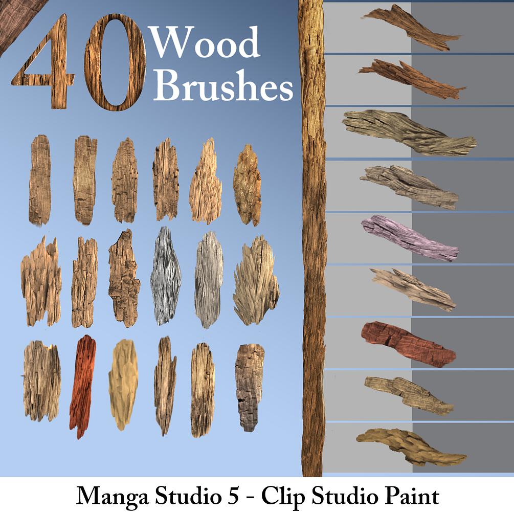 Wood Brushes