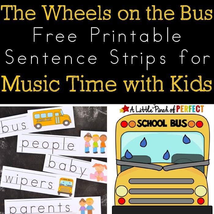 The Wheels on The Bus Free Printable Song