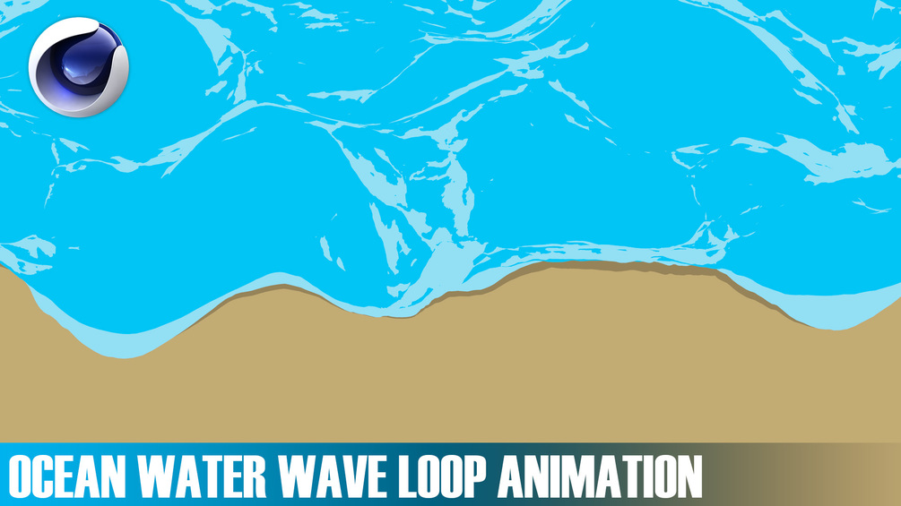 Cinema 4d Ocean Water Wave Loop Animation Using Hot4d