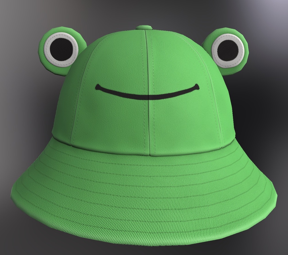 Froggy Hat 3D Model