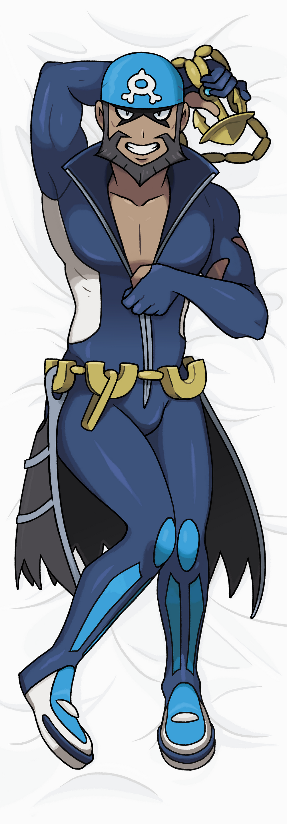 Team Aqua Leader Archie Dakimakura 1 side