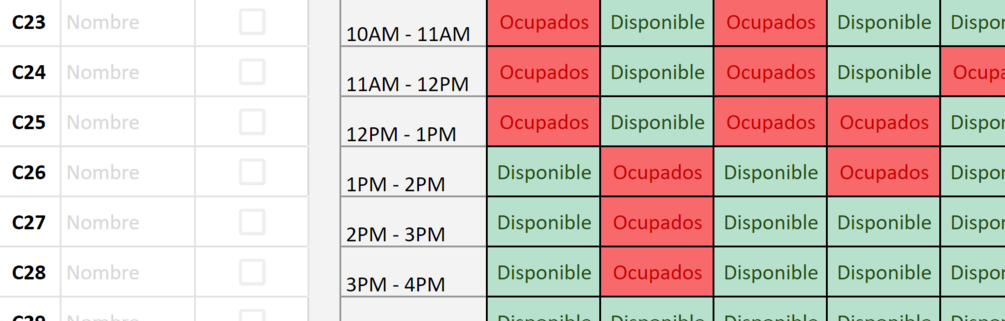 Buscador De Coincidencias De Horario