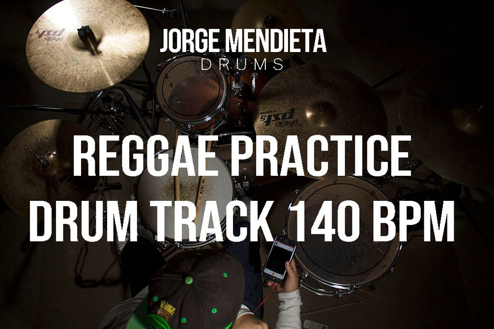 REGGAE DRUM TRACK 140 BPM / STEMS / WAV FILES