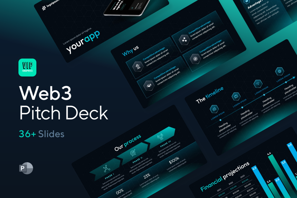3 Pitch Deck Presentation Template