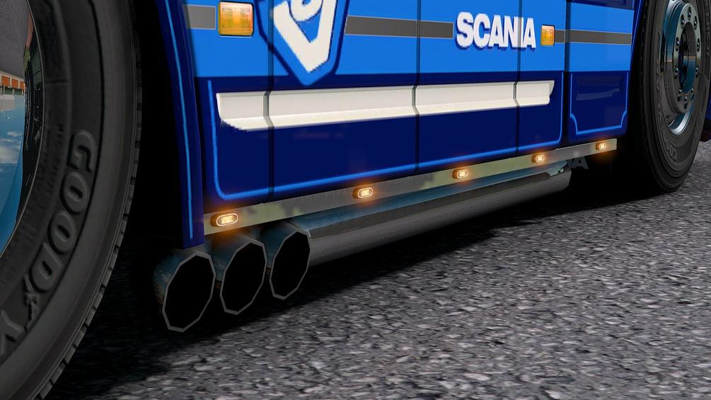 Scania RJL/4Series Sidebar And Pipe