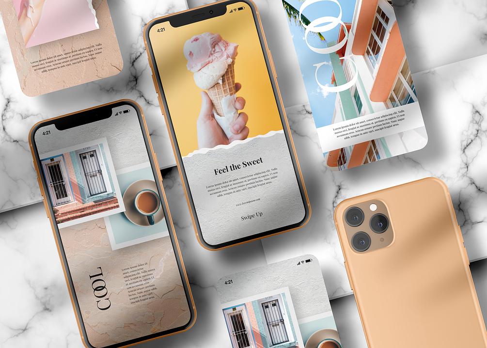 iPhone Screen / UI / Instagram Mockup Creator