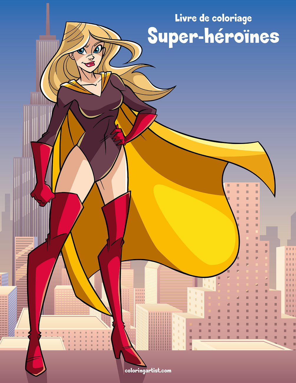 Livre de coloriage Superhéroïnes