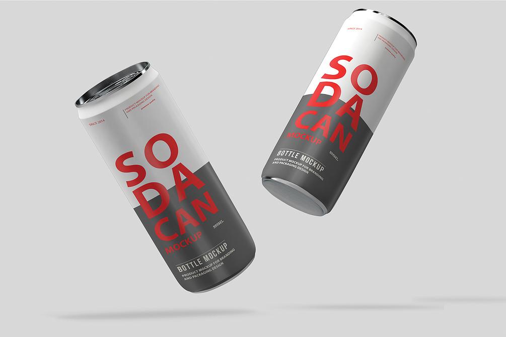 Soda Can Mockup Pack - vol2